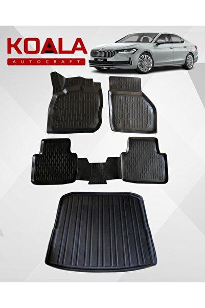 KoalaOtoTekstil Skoda Super B (2024-SONRASI) Ile Uyumlu-Araca Özel Paspas ve ...
