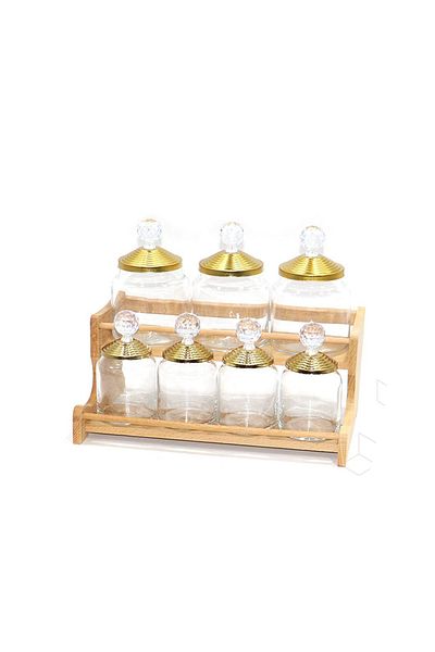 Generic Spice and seasoning jar set with stand