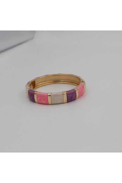 Retrovy Store Jewel Mosaic Thick Bracelet