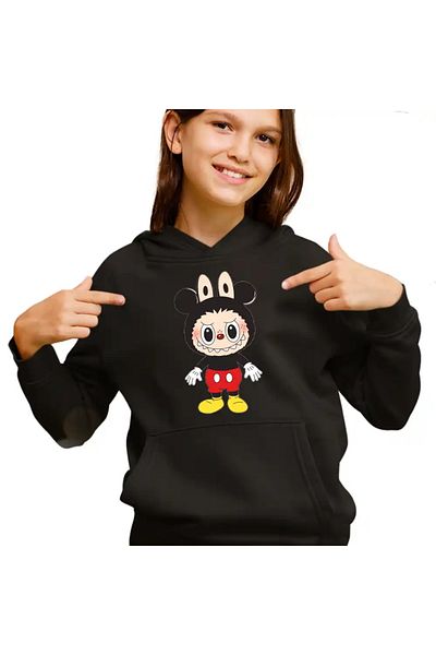 OEM Labubu Mickey Mouse Kids Girls Sweatshirt