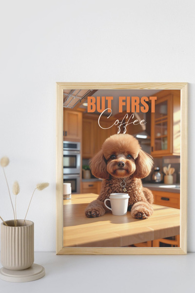 Funzee Toy Poodle Poster Series - Fun & Humorous Home Decor - No Frame