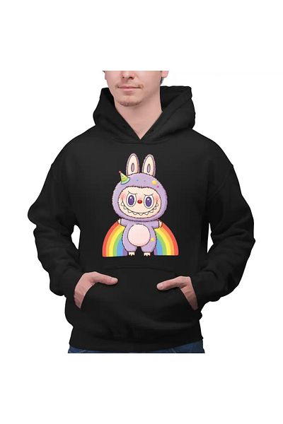 OEM Men's Hoodie Labubu Rainbow Mood