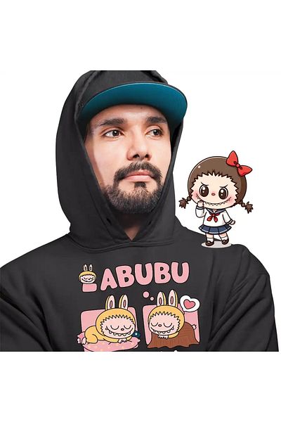 OEM Men's Labubu Baby Sleep Hoodie