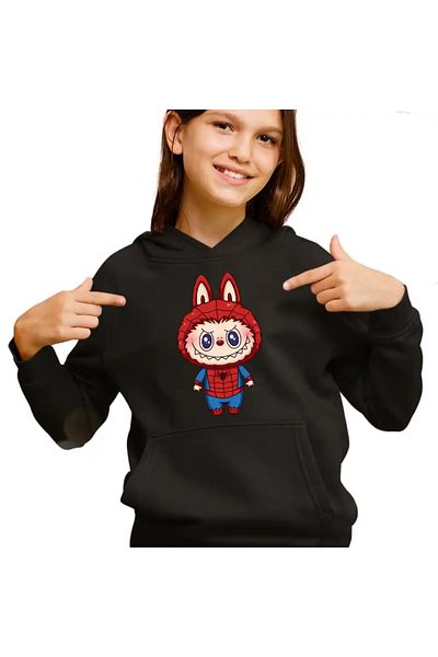 OEM Labubu Spiderman Kids Girls Sweatshirt