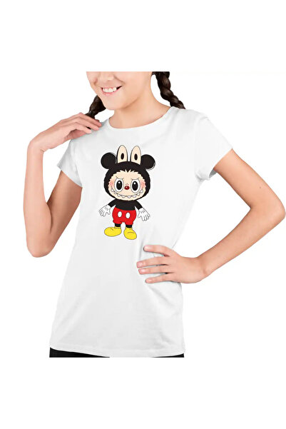 OEM Tricou Copii Fete Labubu Mickey Mouse