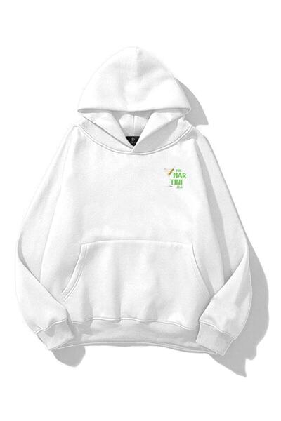 Tarzsokak Unisex The 101 Martini Club Φούτερ στήθους Λευκό