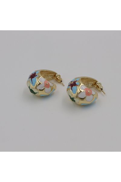 Retrovy Store Garden Charm Vintage Earrings