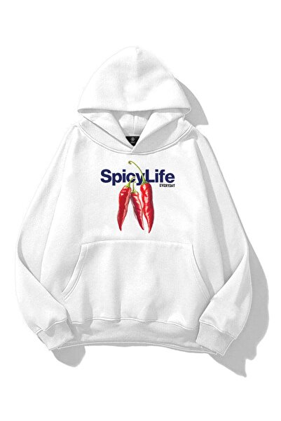 Tarzsokak Φούτερ Unisex Spicylife Λευκό