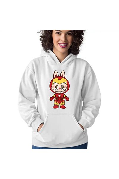 OEM Women's Hoodie Labubu Iron Man