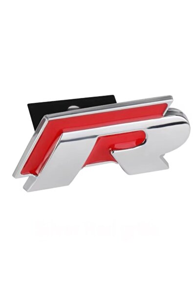 MAF Emblemă R Line pentru grila față Volkswagen - crom metalic roșu