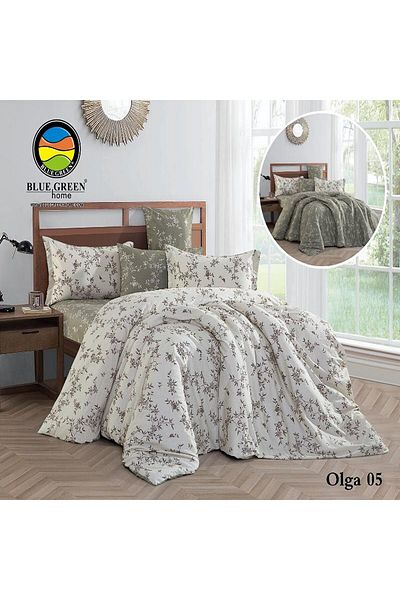 PROMISE Olga King Size Double-Sided Cotton Comforter 6 Pieces