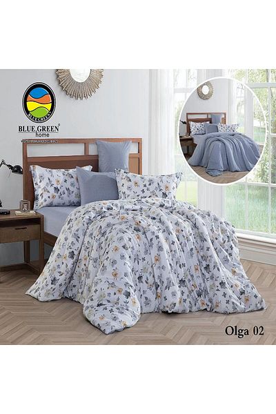 PROMISE Olga King Size Double-Sided Cotton Comforter 6 Pieces