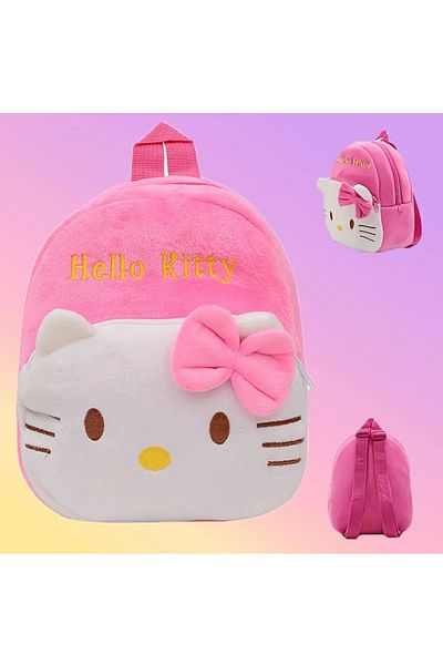 OEM Small schoolbag for nursery or kindergarten, Hello Kitty, pink