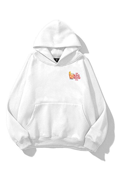 Tarzsokak Unisex 101 The Negroni Club Φούτερ στήθους Λευκό