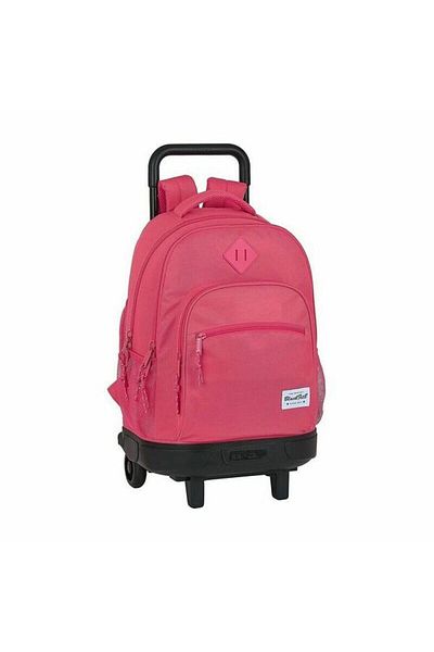 Blackfit8 School Rucksack with Wheels Compact M918 Pink (33 x 45 x 22 cm)