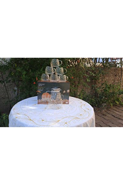 Online Kapında 7 Parça Çaydanlık Seti Meşrubat Seti Sürahi Seti