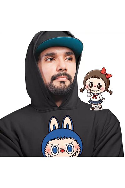 OEM Men's Labubu Batman Hoodie