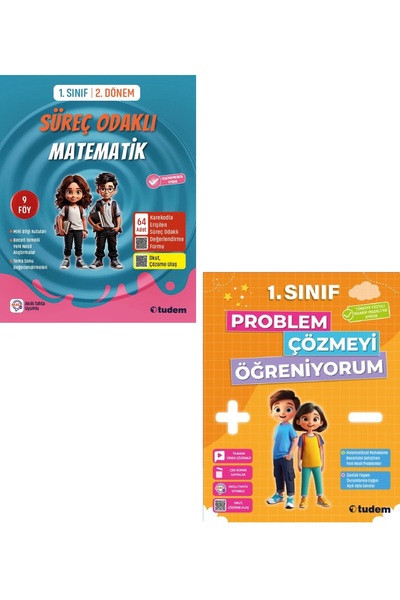 Tudem Yayınları Tudem 2026 1. Sınıf 2. Dönem Matematik Süreç Odaklı + Problem...