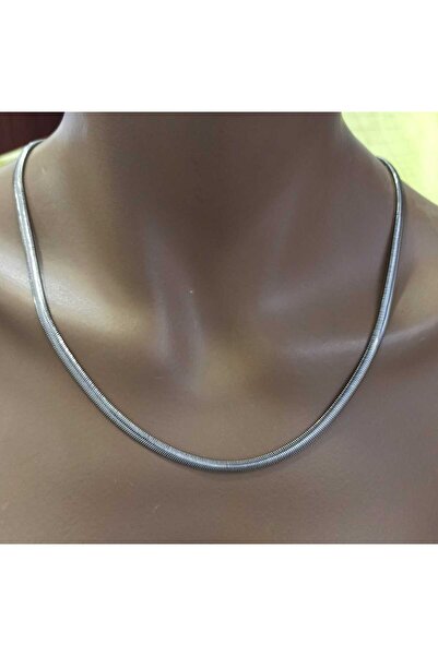 Simge Gümüş قلادة فضية من الفولاذ