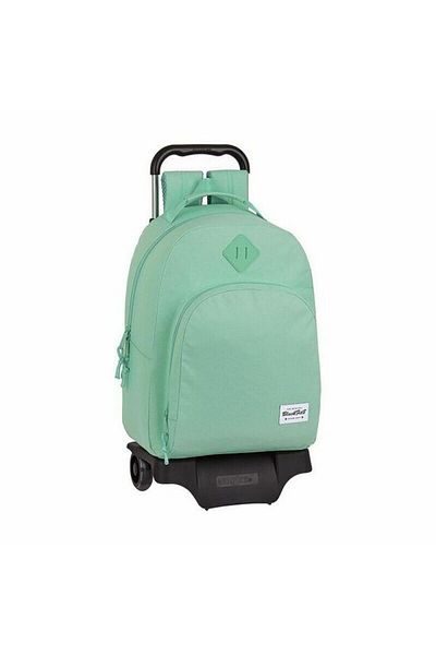 Blackfit8 School Rucksack with Wheels 905 M313G Turquoise (32 x 42 x 15 cm)