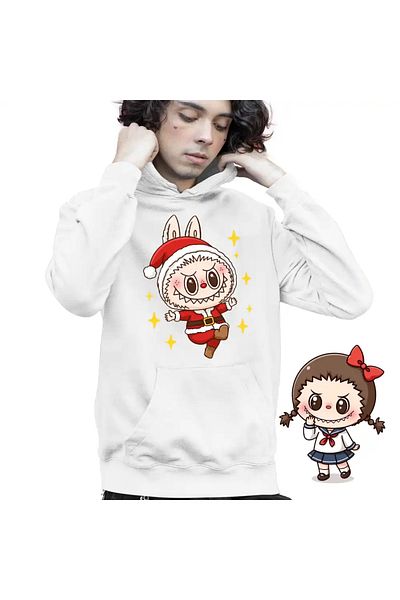 OEM Labubu Santa Claus Kids Boys Sweatshirt