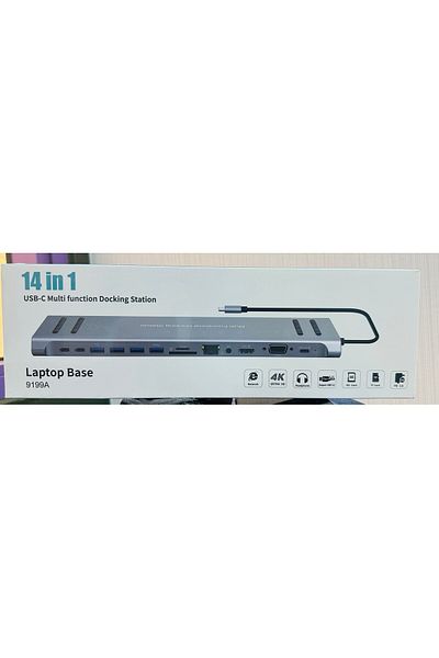Generic 14 In 1 USB C Multi function Docking Station Laptop Base