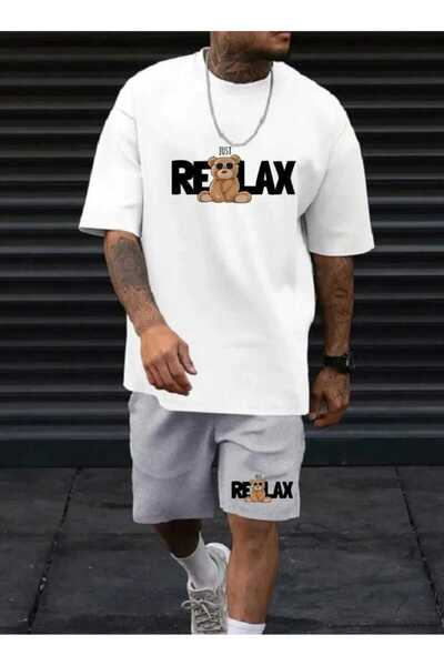 özcstore تي شيرت رجالي / نسائي شورت مطبوع مريح