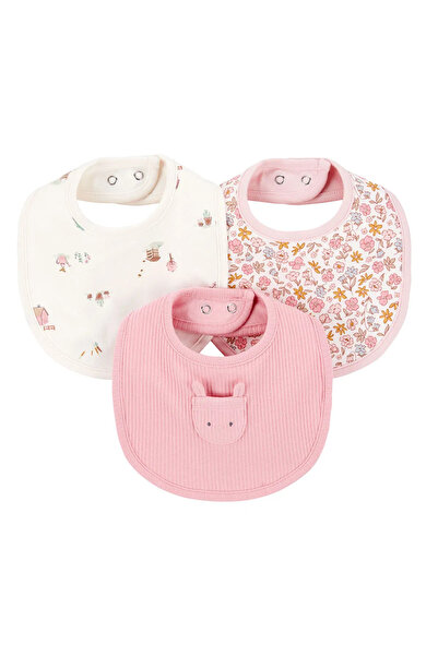 Carter's Baby Girl Pink Bib Set