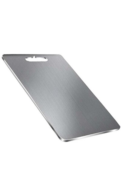 Generic Stainless Steel Cutting Board for Kitchen Small Size 29x20cm, Heavy D...