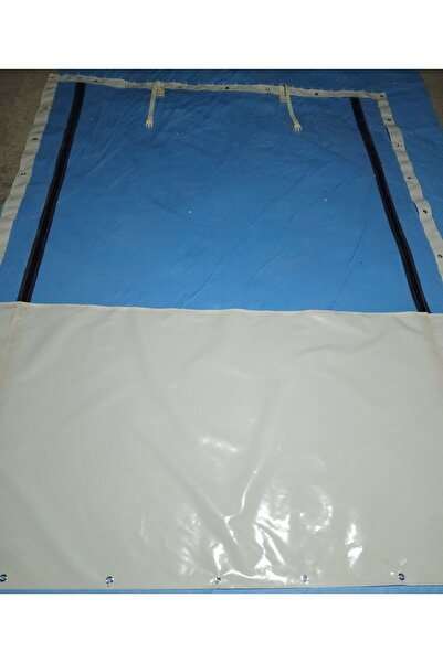 CNC Ser branda şeffaf kamelya balkon kapama fermuarlı tokalı kenar çerçeve PVC kuş gözlü 300# 270