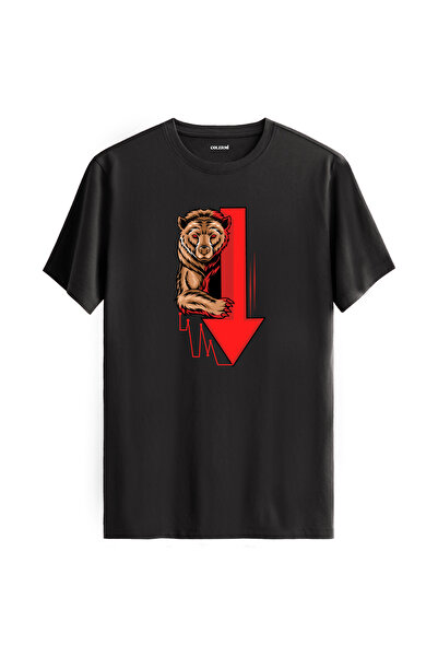 Colermi تي شيرت للجنسين بتصميم دب ورسومات سهم