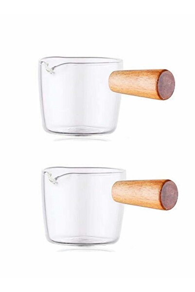 Generic SYOSI Creamer Dish Small Sauce Bowls, 2Pcs Prep Dip Dessert Dish Bowls with Handle Creamer Cup Mini