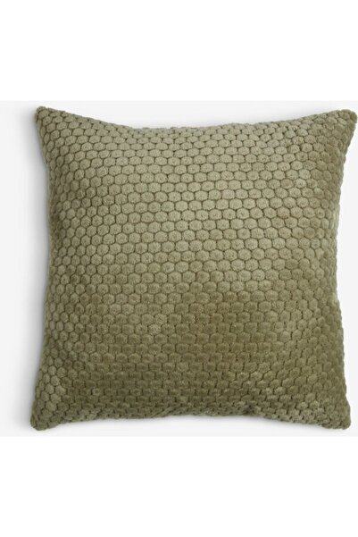 DavidaHome Decorative pillow, removable cover, geometric, zipper, 45x45 cm, o...