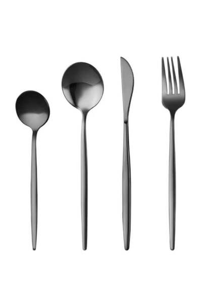 Generic 4-Piece Stainless Steel Dinnerware Fork,Spoon And Knife Cutlery Set