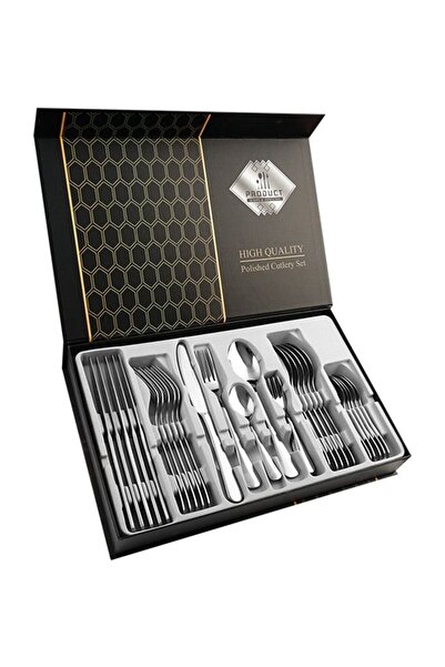 Generic 30-Piece Stainless Steel Cutlery Set Silver