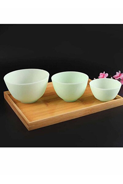 Generic Set of 3 Odorless Silicone Mixing Bowls for Skincare and Makeup DIY G...