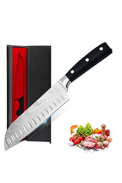 Generic Kitchen Knife Santoku Knife 7 inch High Carbon Stainless Steel 7Cr17M...