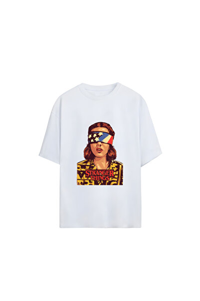 GraffTee STRANGER THINGS UNISEX supradimensionat bumbac LU tricou