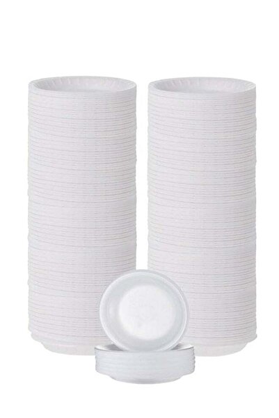 Generic متجر تنظيف كبير، 500 قطعة من أطباق الرغوة المستديرة للاستخدام مرة واح...