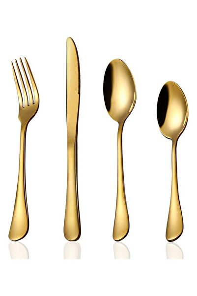 Generic 4-Piece Stainless Steel Flatware Cutlery Set Spoons Forks Knives for ...