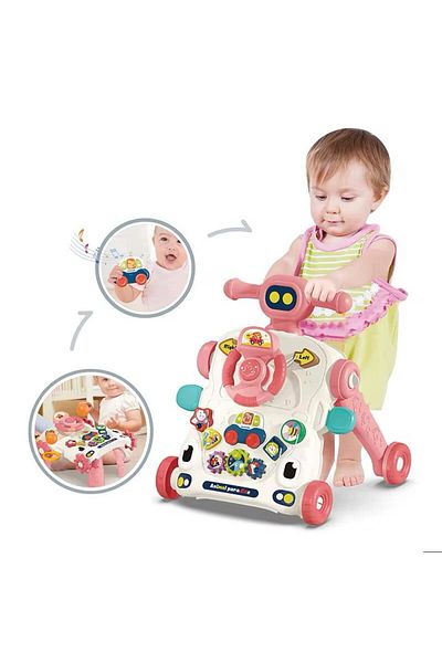 dehkah 6-in-1 Multifunctional Baby Walker for Infant's Motor and Cognitive Development