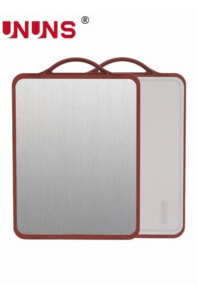 Generic Double Sided Cutting Board,304 Stainless Steel Cutting Boards for Kit...