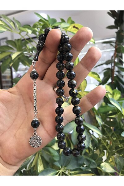 Sultan Telkari Granit Renk Hareli Toz Kehribar Tesbih ST20250003