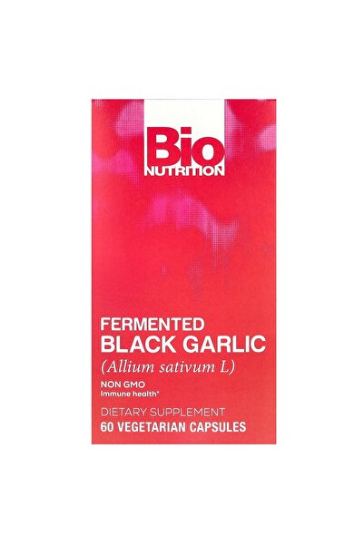 Bio Nutrition ، الثوم الأسود المخمر، 60 كبسولة