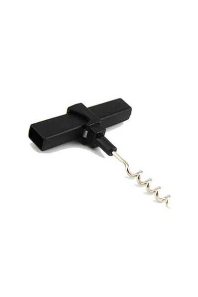 Generic BarPros BarPros Compact Black Corkscrew - Your Pocket-Sized Wine Opener
