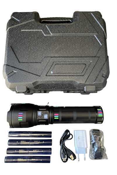 Genel Markalar Ws-1150 Uzun Menzilli Profesyonel El Feneri 60 Watt 5500 Lümen