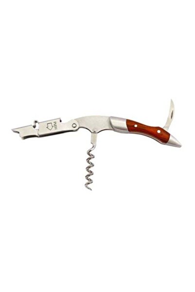 Generic QiaoKai Sommelier Corkscrew Bottle Opener Brown/Silver