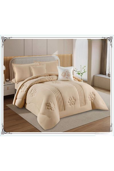 Red Rose Luxury hotel double bed sheet with an exclusive and attractive design made of microfiber, size 220*240 cm