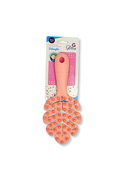glitters Cute Kids Hair Brush, Ultra Flexible Detangling Bristles, Scalp Friendly with Comfort Grip Handle
