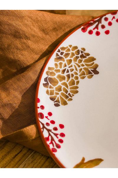 LC Waikiki Lcw Printed Ceramic Plate 19 cm (W5)